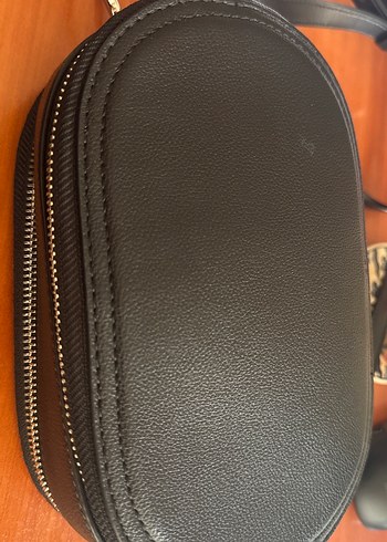 Karl Lagerfeld Siyah Deri Biker Çapraz Çanta - Görsel 3