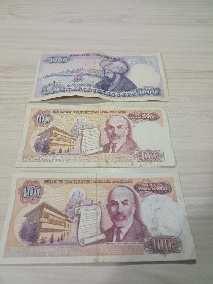 Türkiye Cumhuriyeti Eski Banknot Seti - Görsel 4