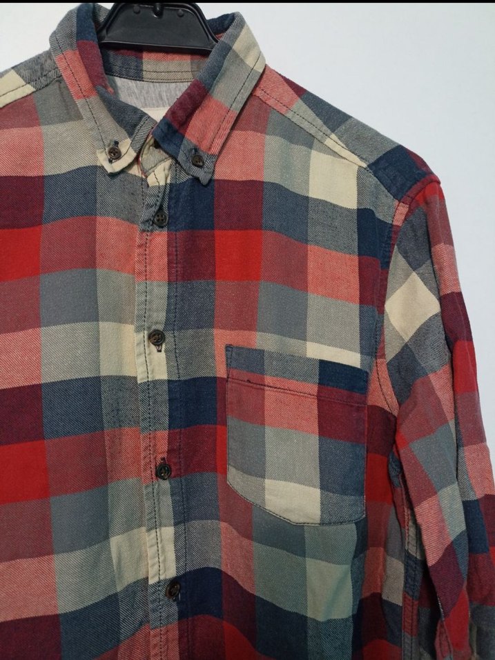 Erkeki Ekose Gömlek - Görsel 2