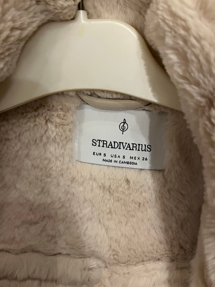 Bej Kürklü Deri Kadın Ceket - Görsel 3