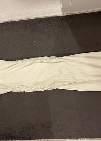 Beyaz Kısa Kollu Elbise - Görsel 2