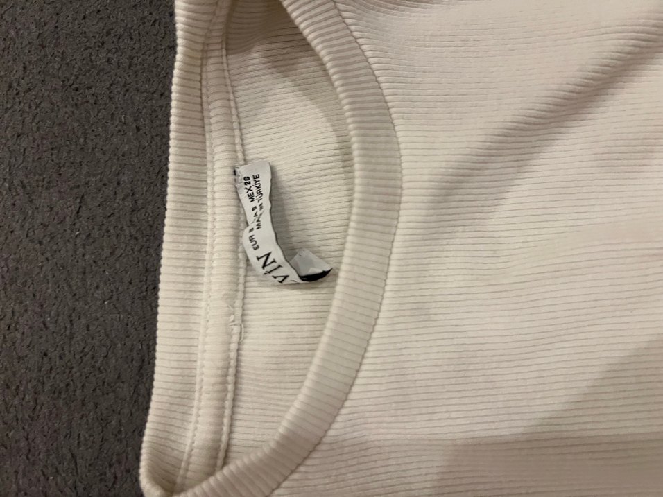 Beyaz Kısa Kollu Elbise - Görsel 4