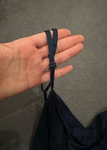 Saten Uzun Maxi Degaje Yaka Elbise - Görsel 3