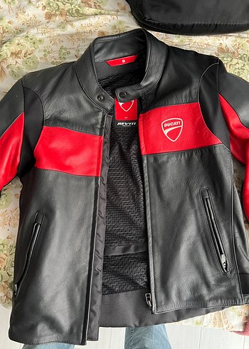 Kadın motorcu   Deri  Ceket Revit Ducati kompany - Görsel 5