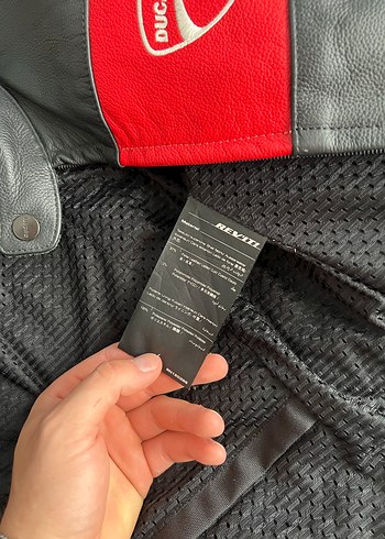 Kadın motorcu   Deri  Ceket Revit Ducati kompany - Görsel 4