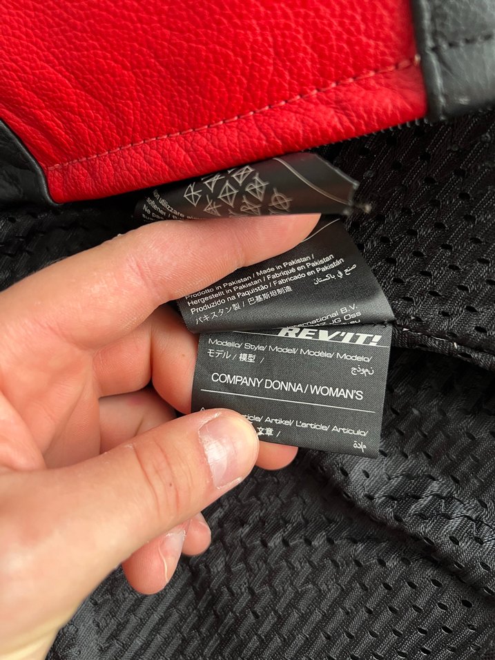 Kadın motorcu   Deri  Ceket Revit Ducati kompany - Görsel 3