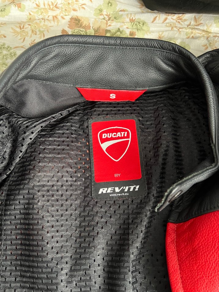 Kadın motorcu   Deri  Ceket Revit Ducati kompany - Görsel 2