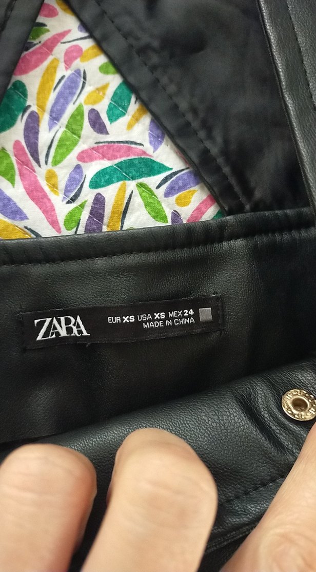 Siyah Deri Kadın Uzun Salopet elbise - Görsel 4