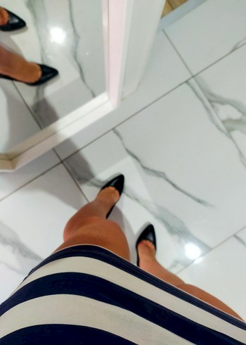 Fermuar detaylı Parisli Stil Stiletto - Görsel 9