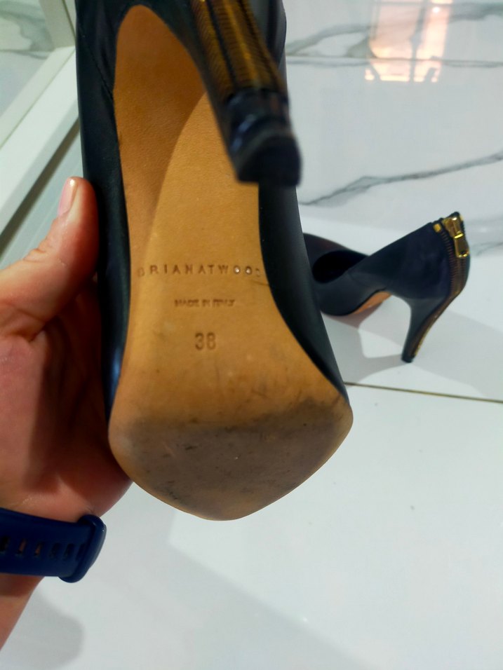 Fermuar detaylı Parisli Stil Stiletto - Görsel 2