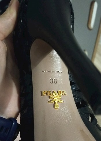 Siyah Deri Platform Topuklu Kadın Ayakkabı - Görsel 8