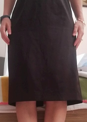 Siyah Parlak Payetli Uzun Elbise - Görsel 4