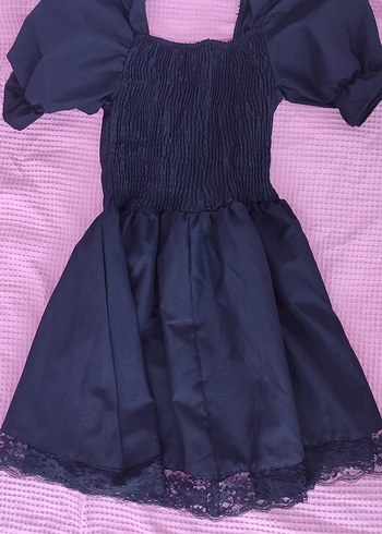 m Beden Gothic Siyah Elbise
