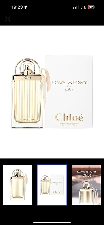 chloe love edp 75 ml orijinal