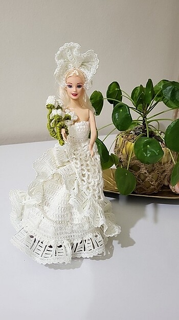 Gelinlikli barbie bebek özel tasarım