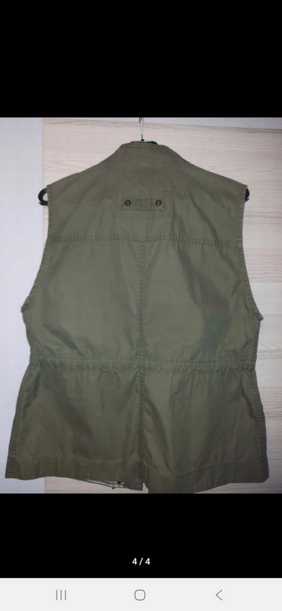 Haki Kadın Yelek - Görsel 4