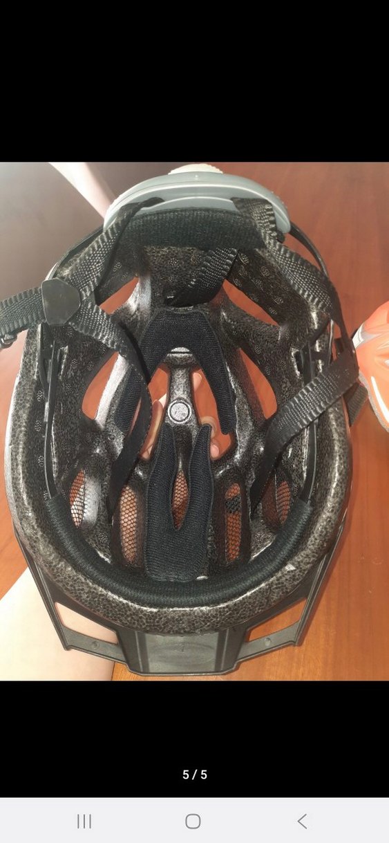 Kırmızı Gri Baskılı Crivit Motosiklet Kaskı - Görsel 5