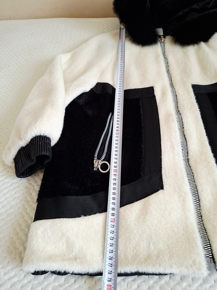 Kürklü Kapüşonlu Peluş - Görsel 4