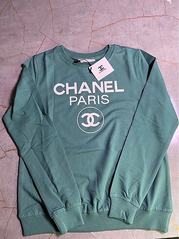 diğer Beden siyah Renk Chanel Paris bayan swet