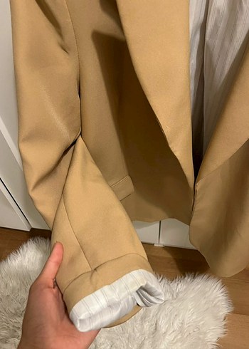 l Beden camel Renk Blazer ceket