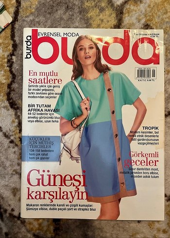  Beden Renk Burda Moda Dergisi, Elbise ve Moda Trendleri