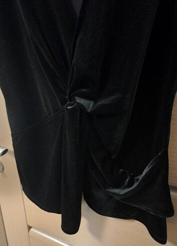 Marks & Spencer M&S Siyah Kadife Bluz
