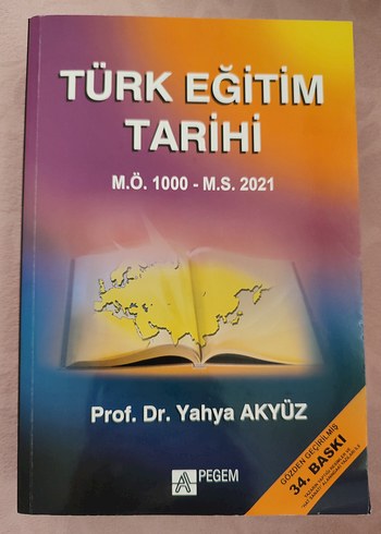 Türk Eğitim Tarihi Kitabı 34. Baskı (531 sayfa)