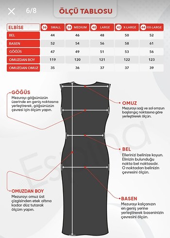 Kadın Pamuk Penye Jüpon Gri Elbise - Görsel 6