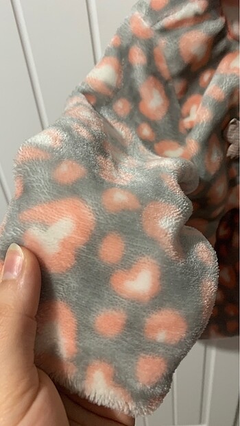 Kız bebek peluş ceket