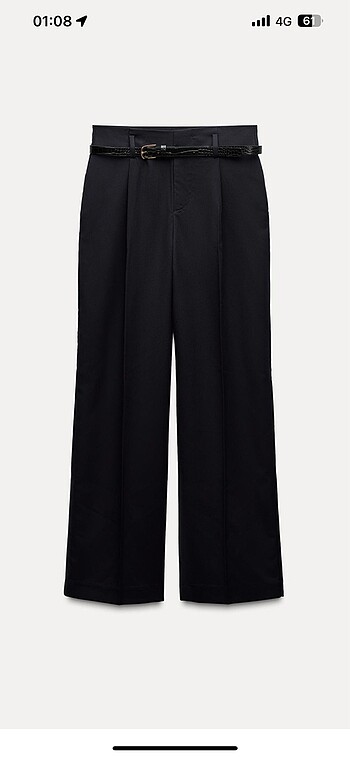 Zara Kemerli pensli pantolon