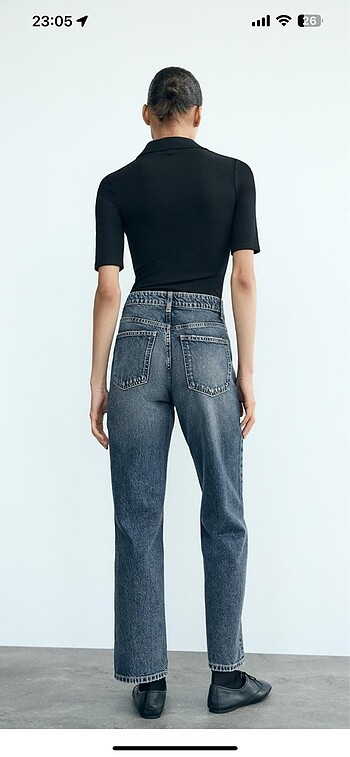 m Beden Trf yüksek bel mont fit jean