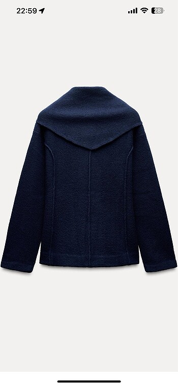 Zara Yün fularlı ceket