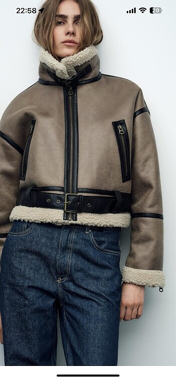 Zara Astar detaylı kısa ceket