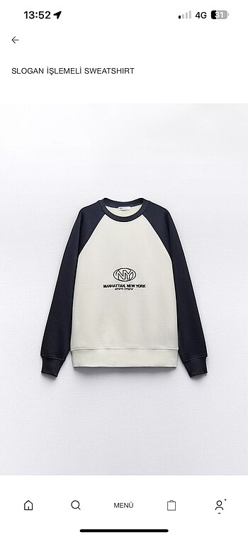 Zara sweatshirt