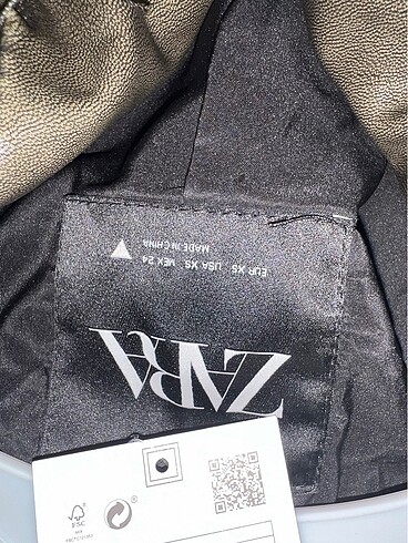 xs Beden Zara deri ceket