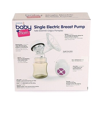Baby mon elektrikli göğüs pompası