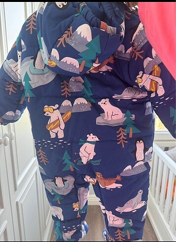 9-12 Ay Beden Lcw astronot kışlık tulum