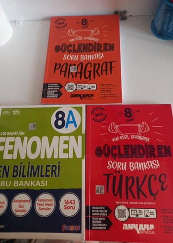 8. Sınıf test kitaplari