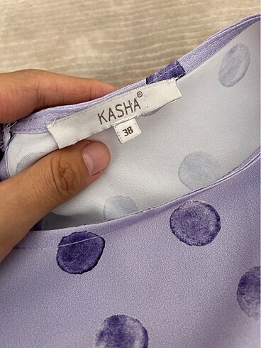38 Beden Lila elbise