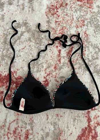 Boncuk Detaylı Desenli Bohem Bikini Üstü - Görsel 2