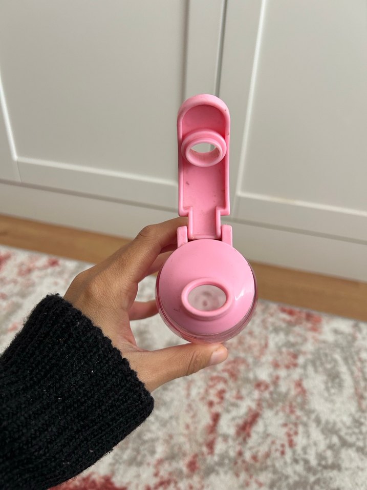 Pembe Karakter Baskılı Çocuk Matara - Görsel 4