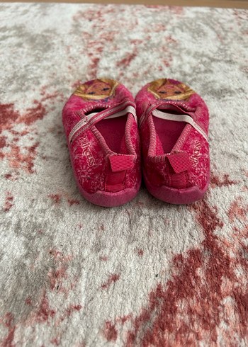 Kız Çocuk Pembe Desenli Sıcak Ev Terliği - Görsel 3