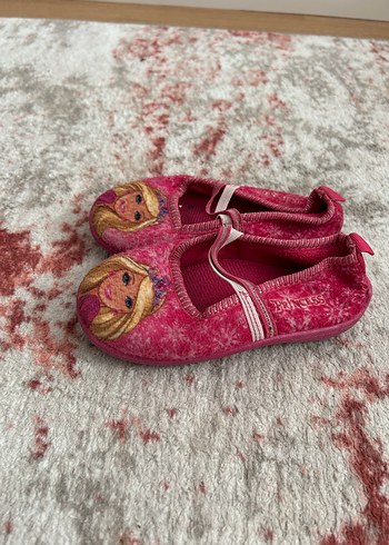 Kız Çocuk Pembe Desenli Sıcak Ev Terliği - Görsel 4