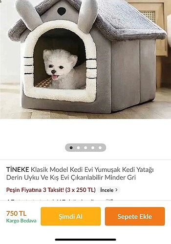  Beden Kedi yatağı