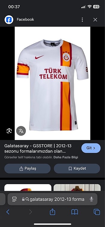 Galatasaray Galatasaray orjinal forma
