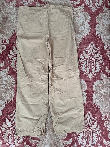 LC Waikiki Krem LCW paraşüt pantolon