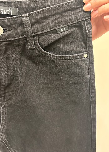 Siyah bol kesim MAVİ MARKALI PANTOLON - Görsel 3