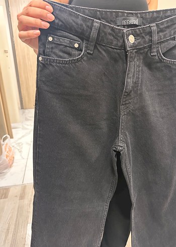 Siyah bol kesim MAVİ MARKALI PANTOLON - Görsel 2