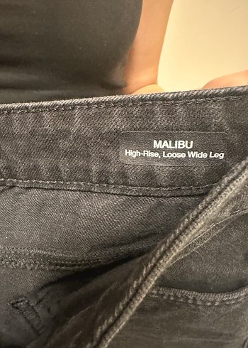 Siyah bol kesim MAVİ MARKALI PANTOLON - Görsel 4