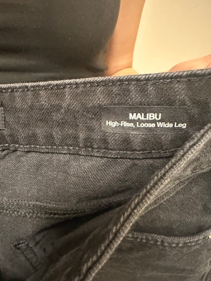 Siyah bol kesim MAVİ MARKALI PANTOLON - Görsel 4